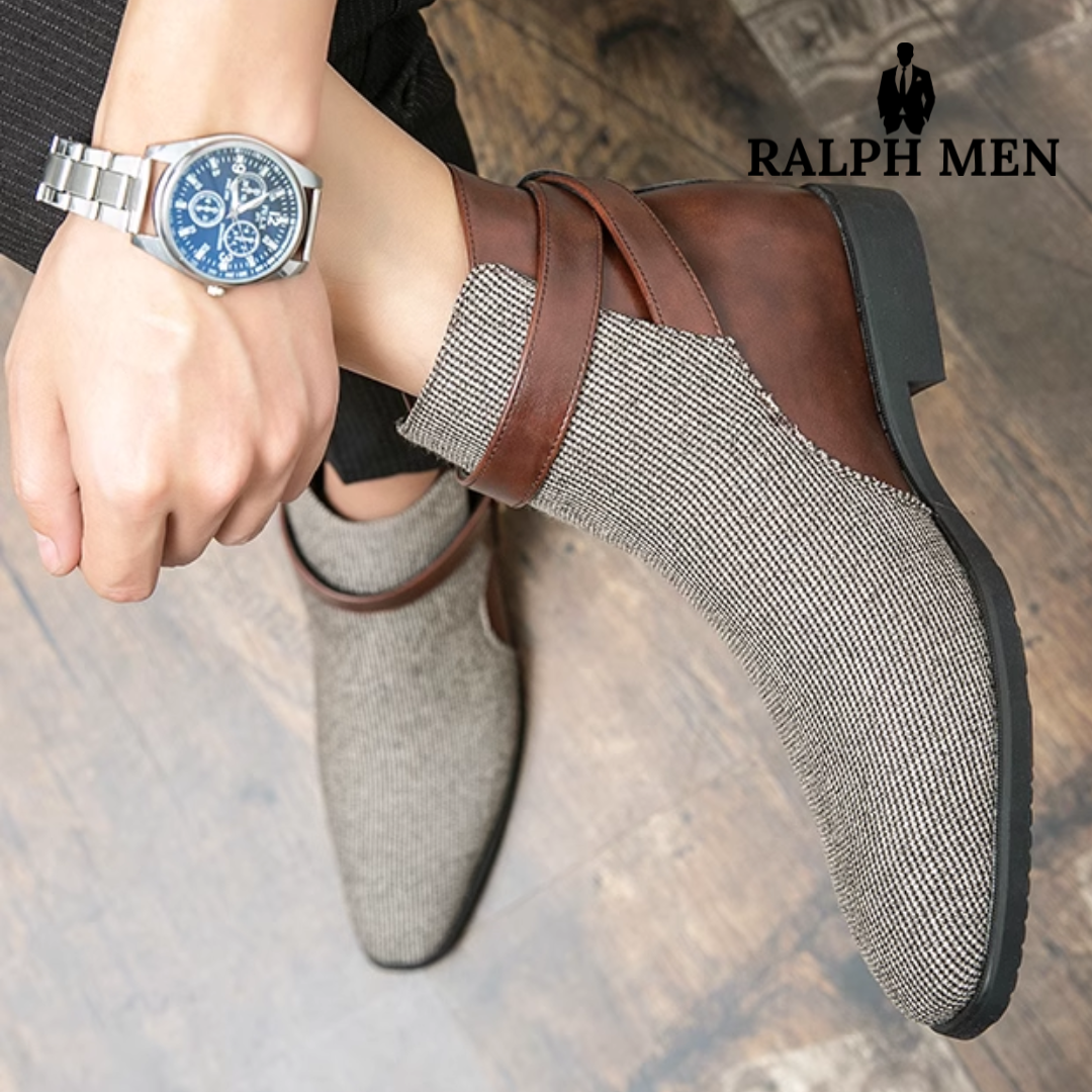 ZAPATOS DE CUERO HEIGHTBOOST MARRONE™