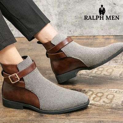 ZAPATOS DE CUERO HEIGHTBOOST MARRONE™