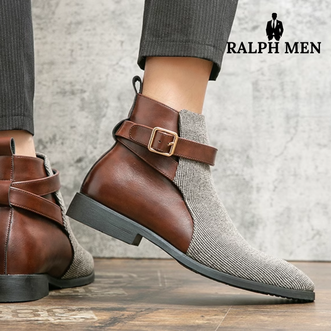 ZAPATOS DE CUERO HEIGHTBOOST MARRONE™