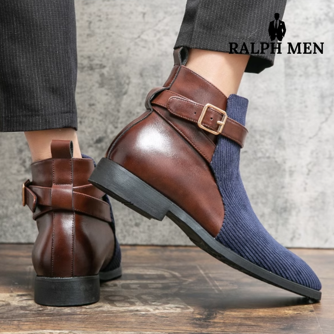 ZAPATOS DE CUERO HEIGHTBOOST MARRONE™